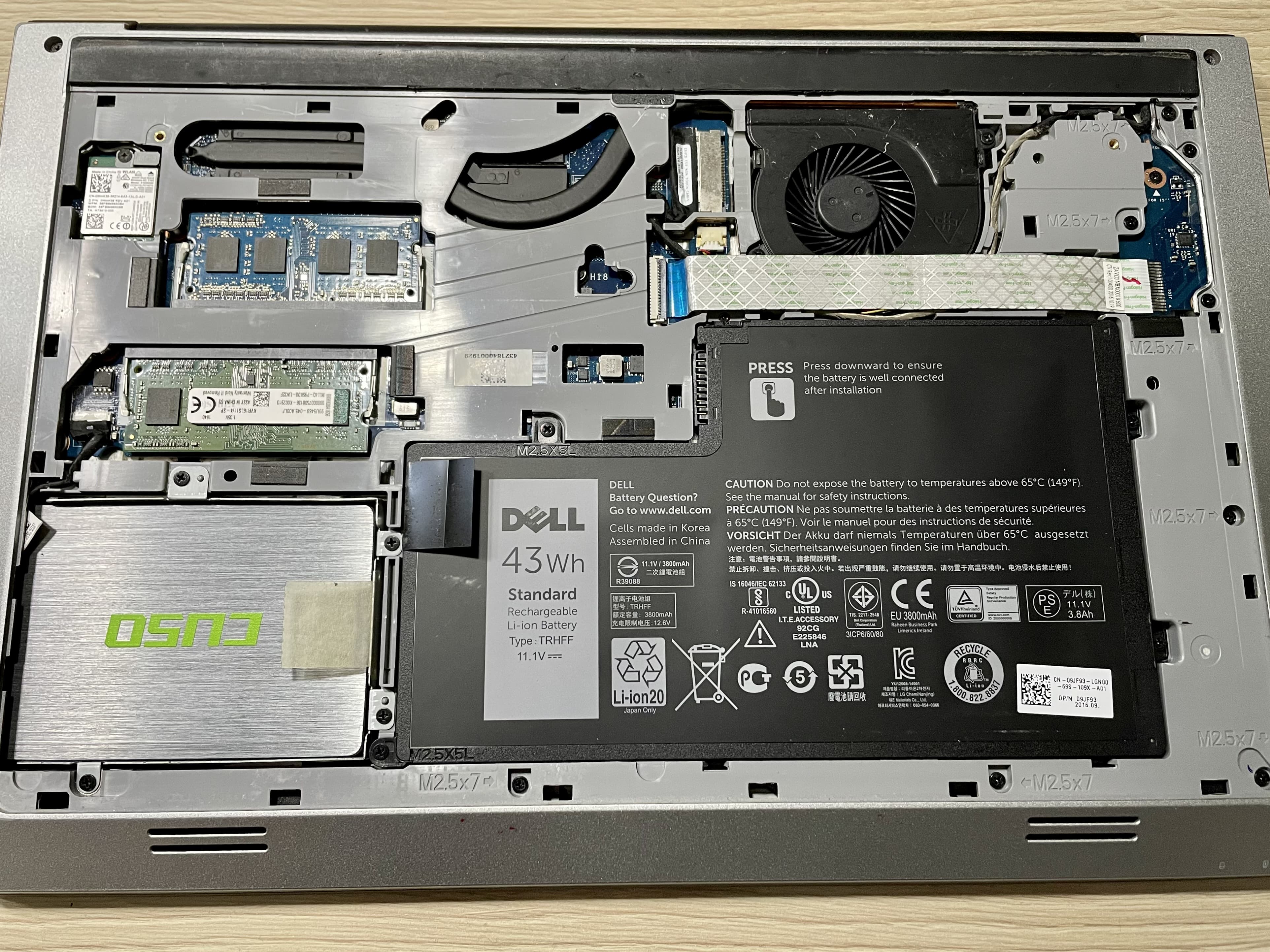 D面后盖之下